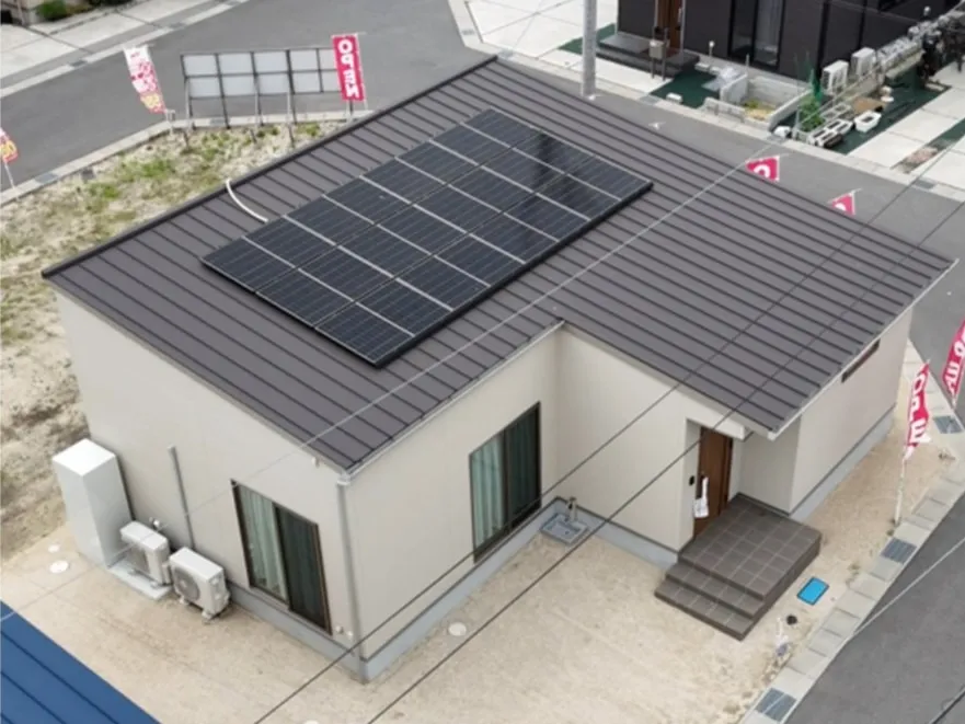 【分譲地】平屋GOODタウンのモデルハウスを空撮しました!